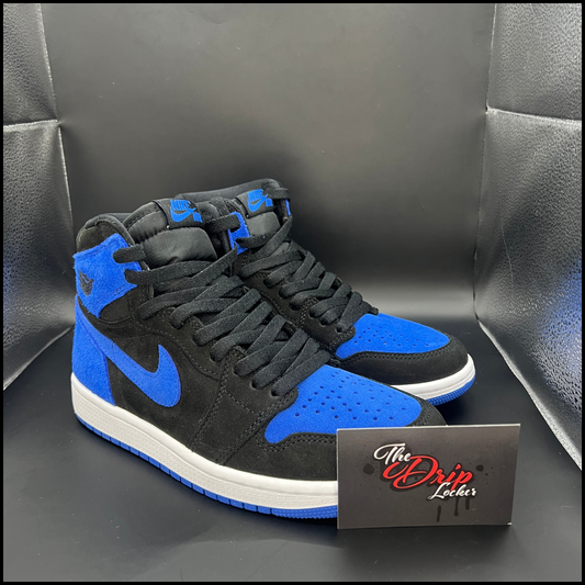 Nike Air Jordan 1 - Black Royal Blue UK 5.5