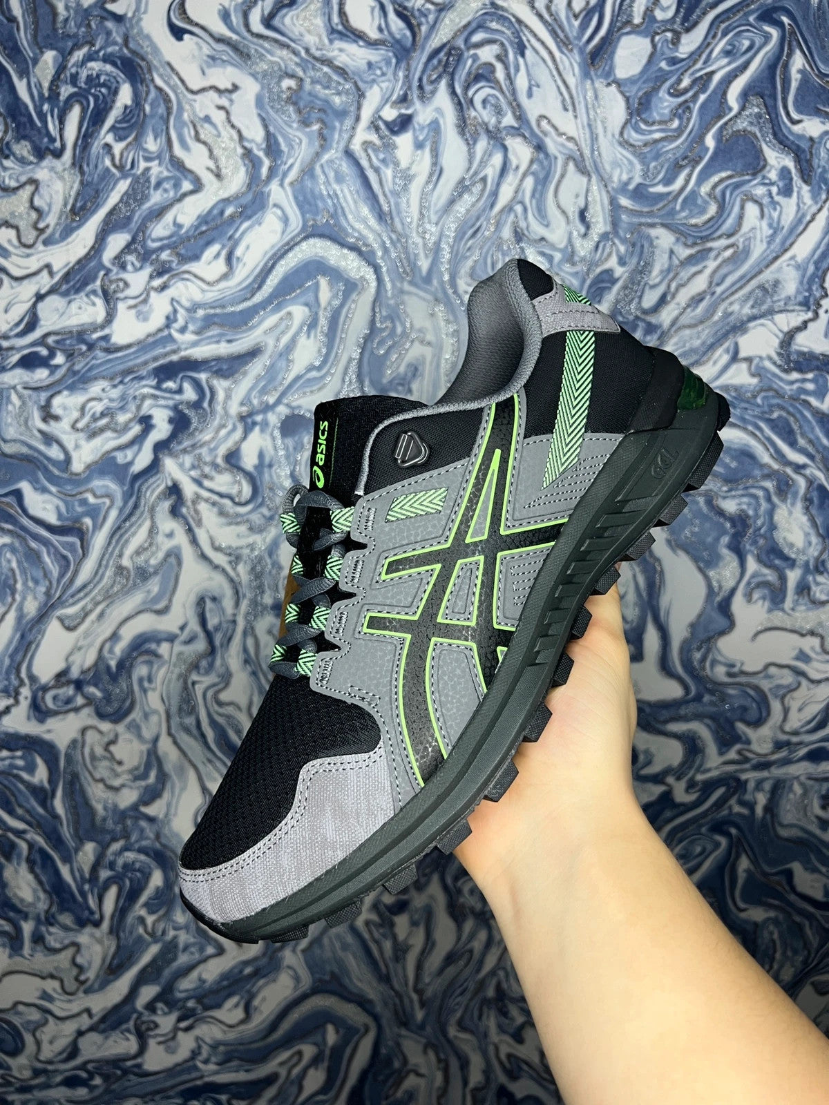 Asics Gel-Citrek - Black Lime UK 7