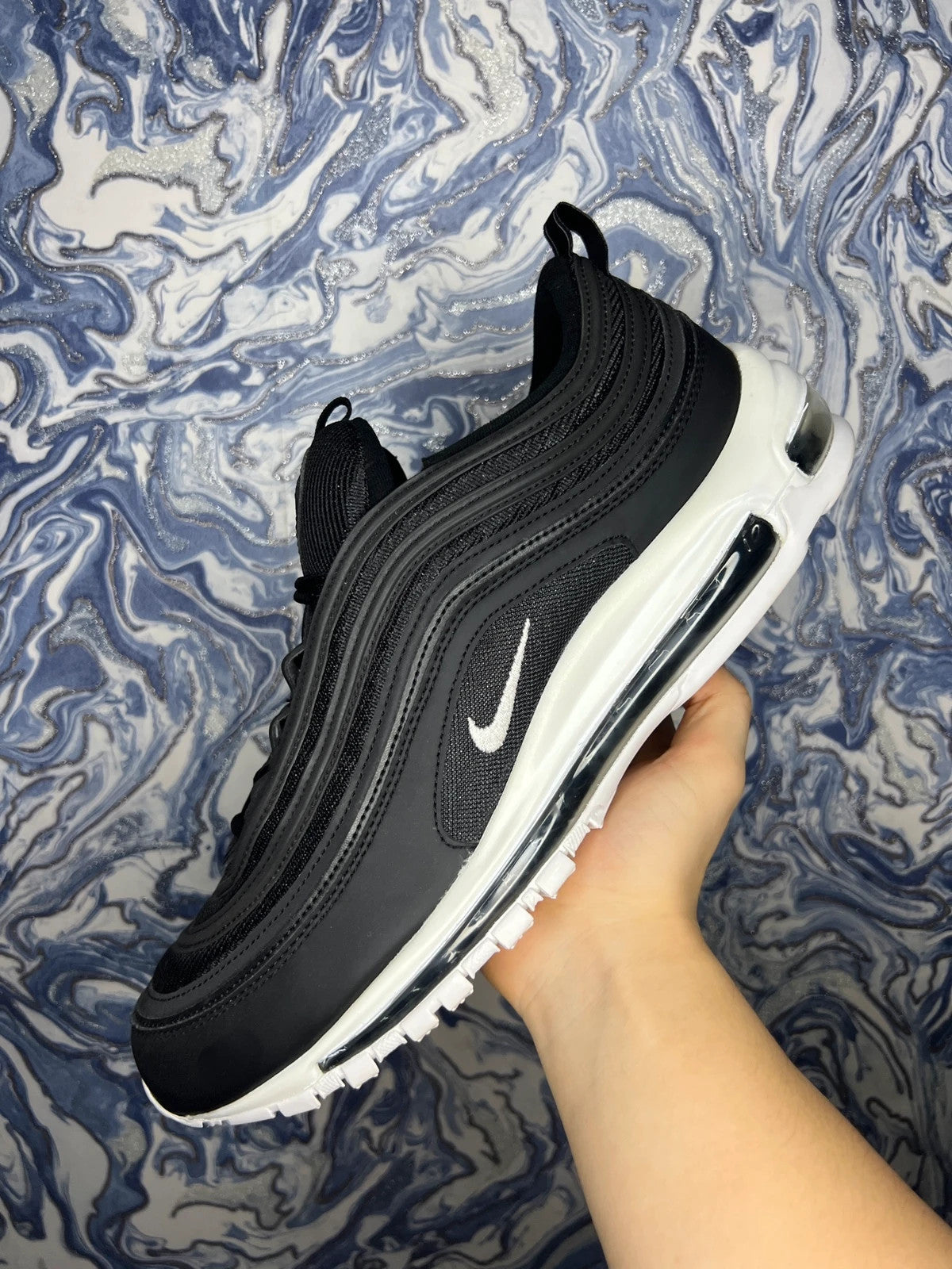 Nike Air Max 97 - Black & White UK 12