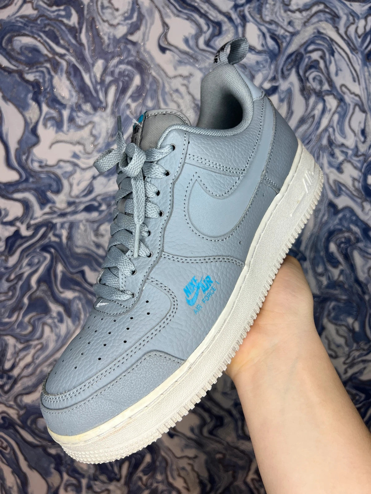 Nike Air Force 1 LV8 Utility - Wolf Grey UK 7.5