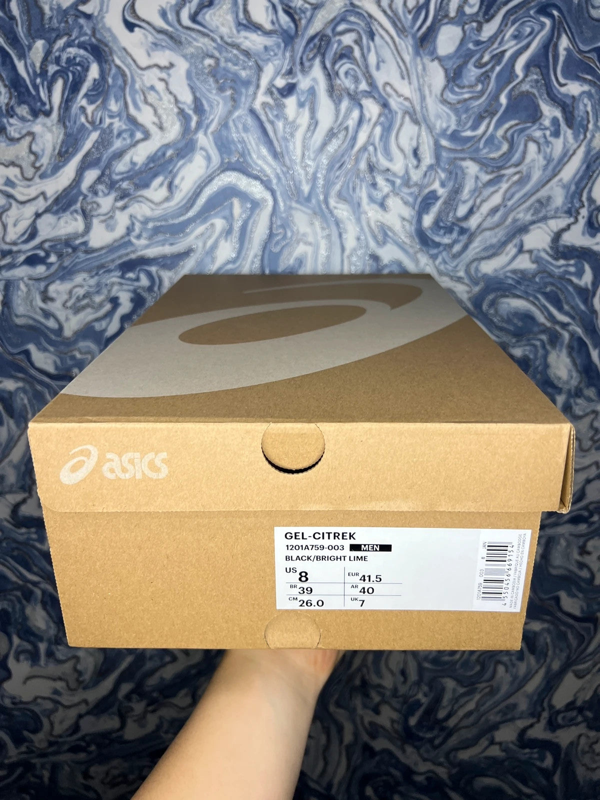 Asics Gel-Citrek - Black Lime UK 7