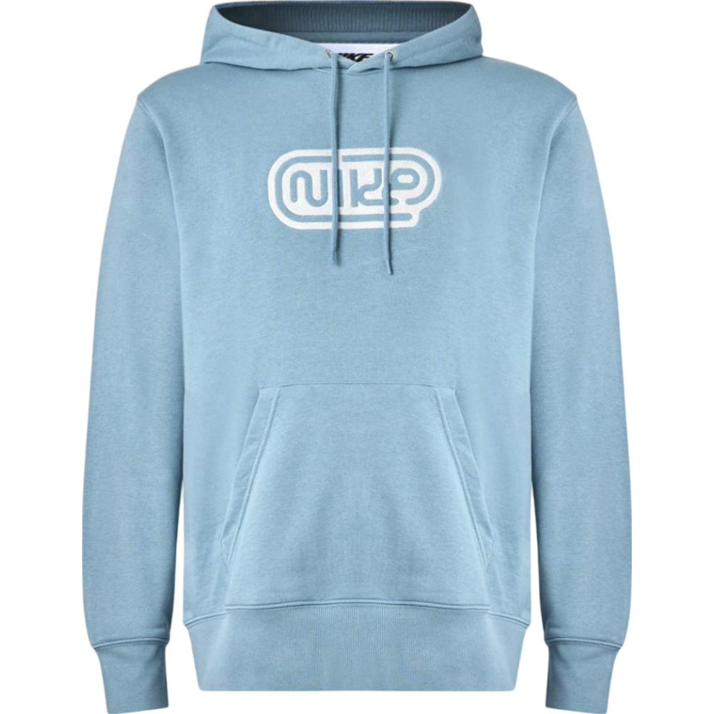 Nike Club Hoodie With Graphic In Blue