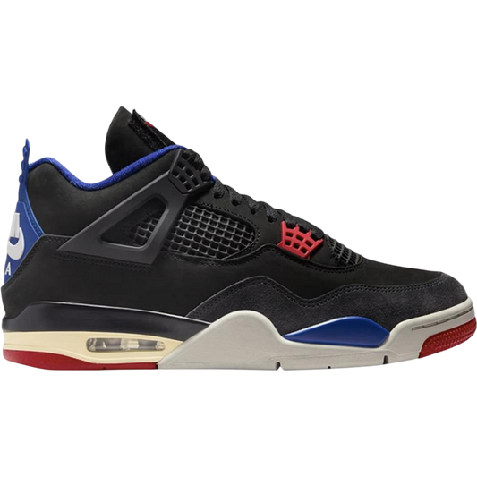 Air Jordan 4 Rare Air Black/Fire Red/Deep Royal Blue/Dark Smoke Grey/Tech Grey