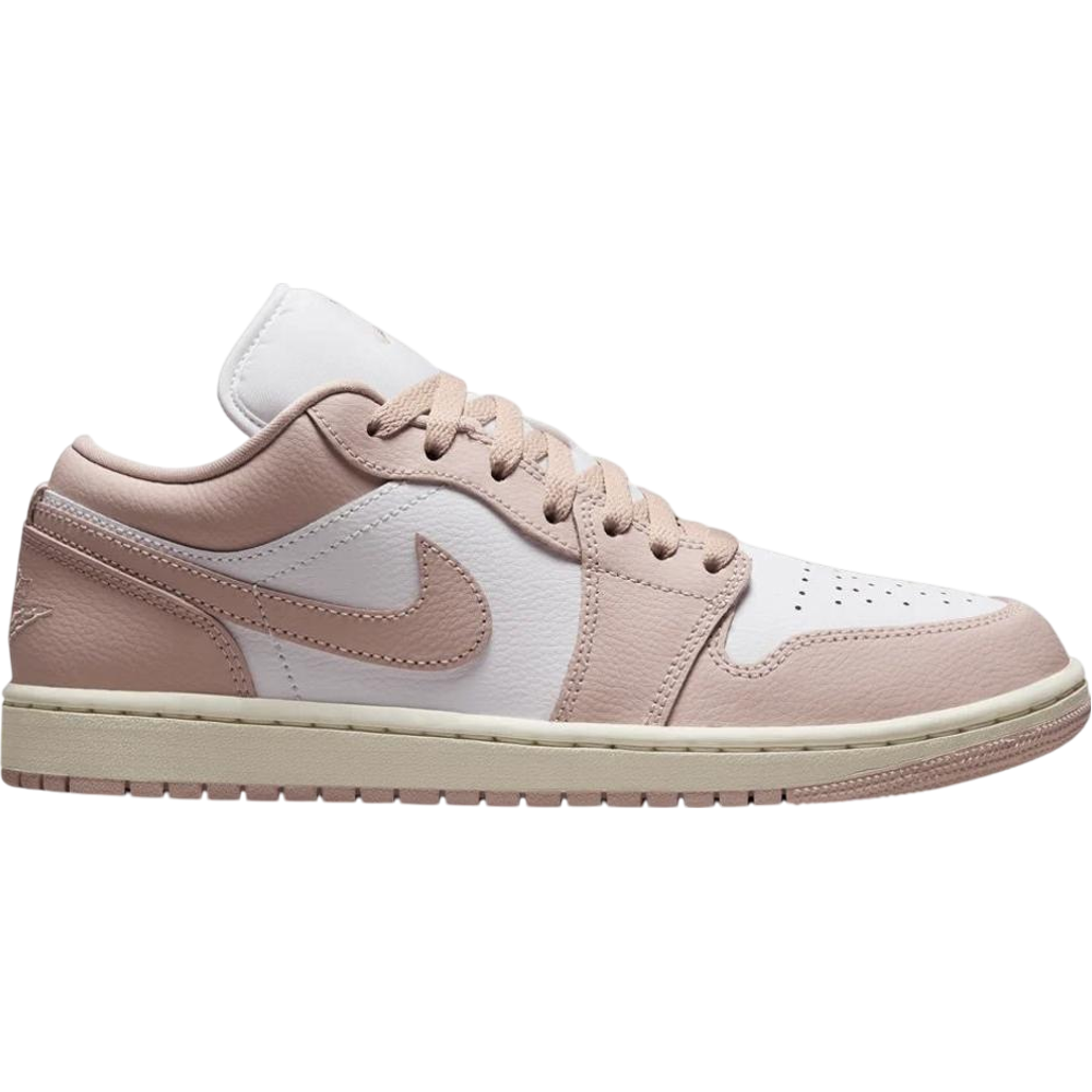 Air Jordan 1 Low White/Pink Oxford-Sail
