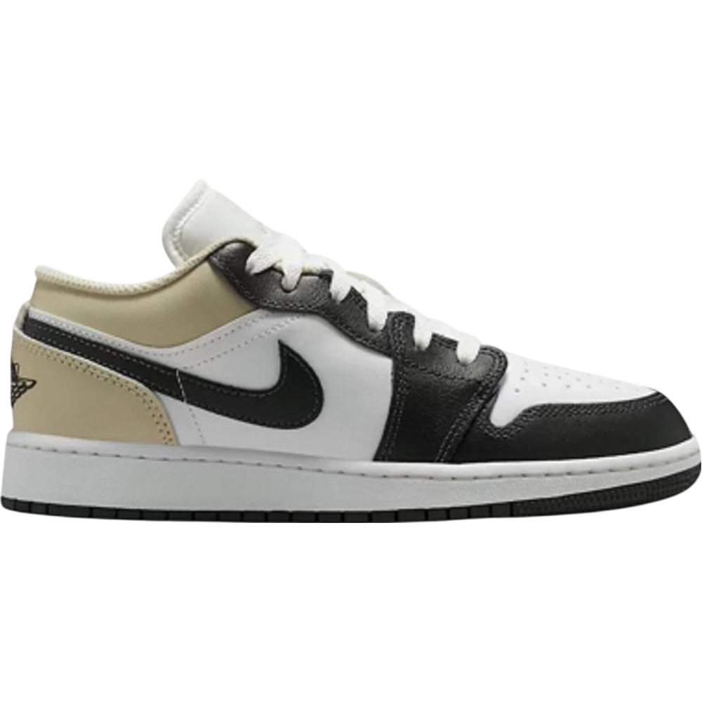 Jordan 1 Low White Black Beige (GS)