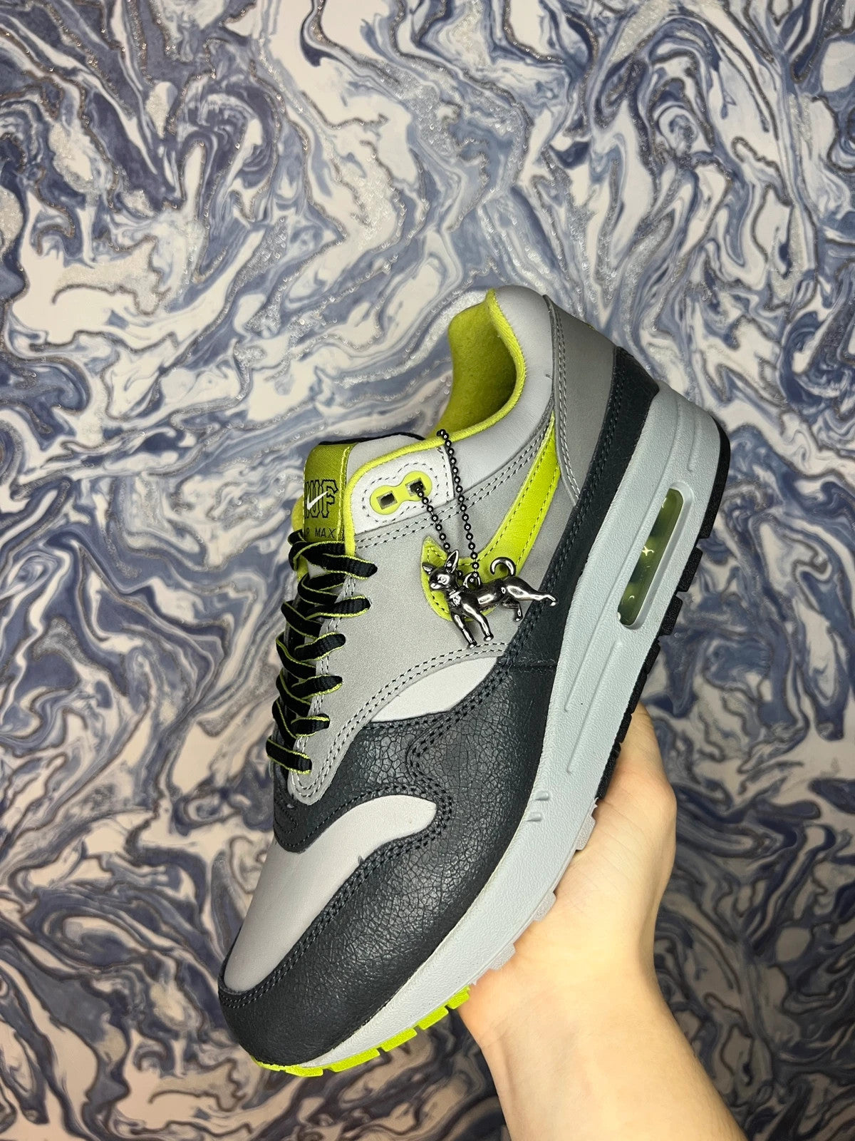 Nike x HUF Air Max 1 - Green Pear UK 7