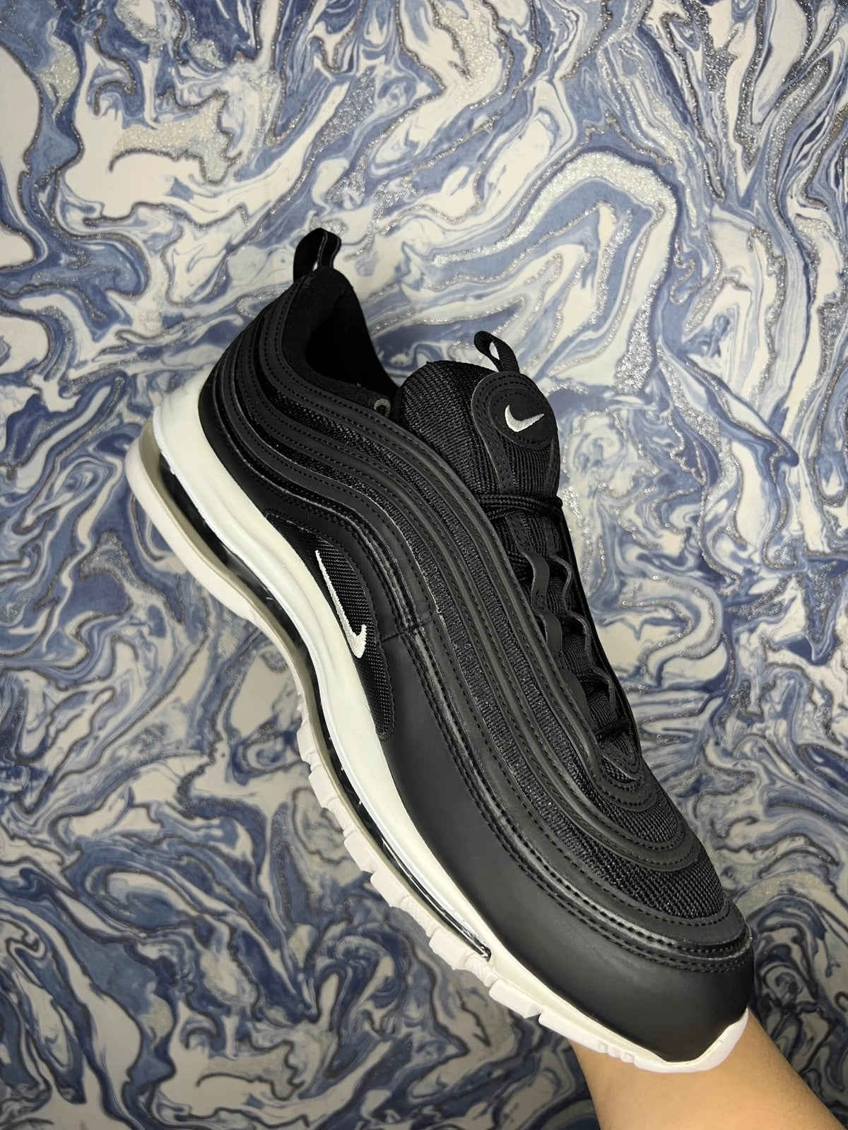 Nike Air Max 97 - Black & White UK 12