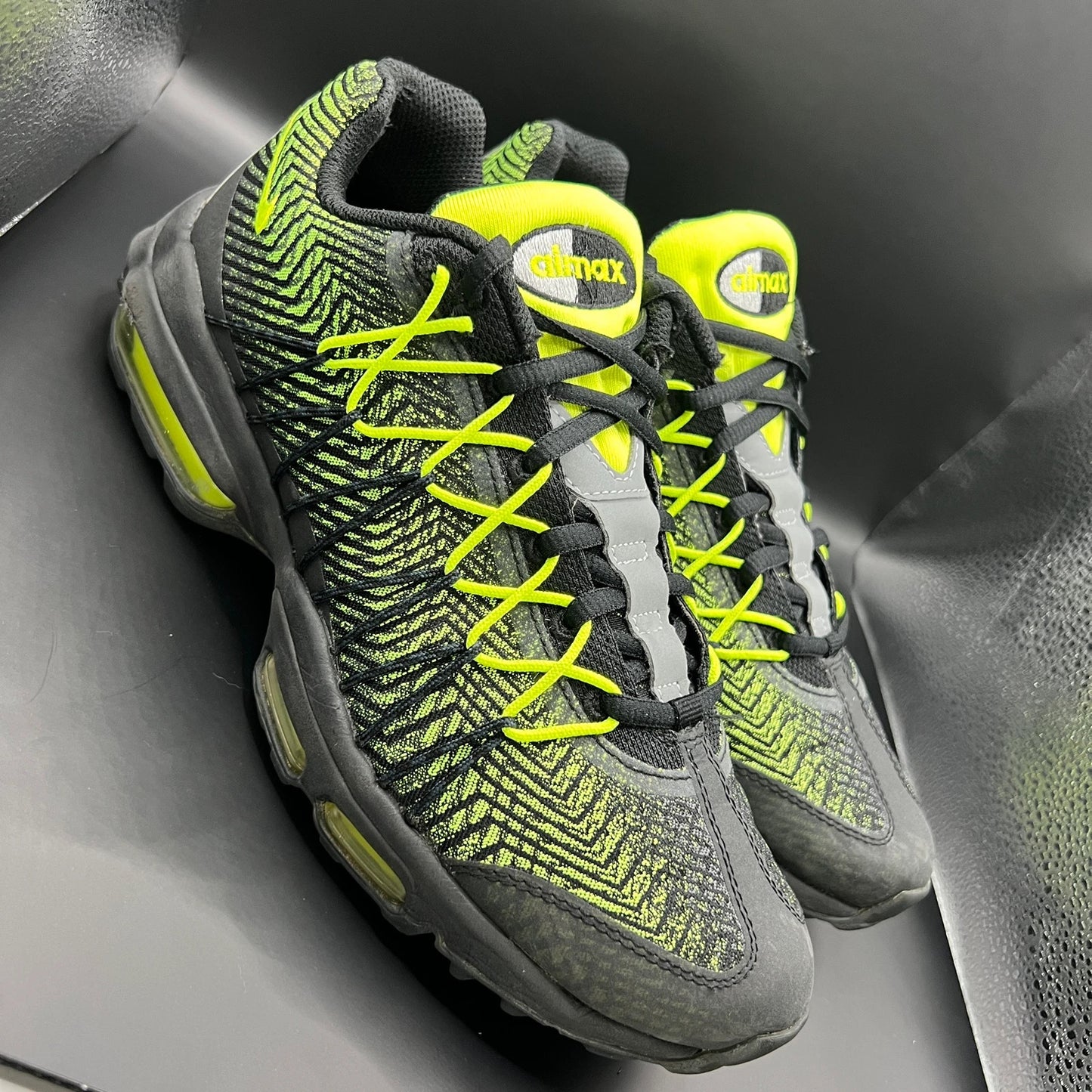 Nike Air Max 95 Jacquard - Black Volt UK 7