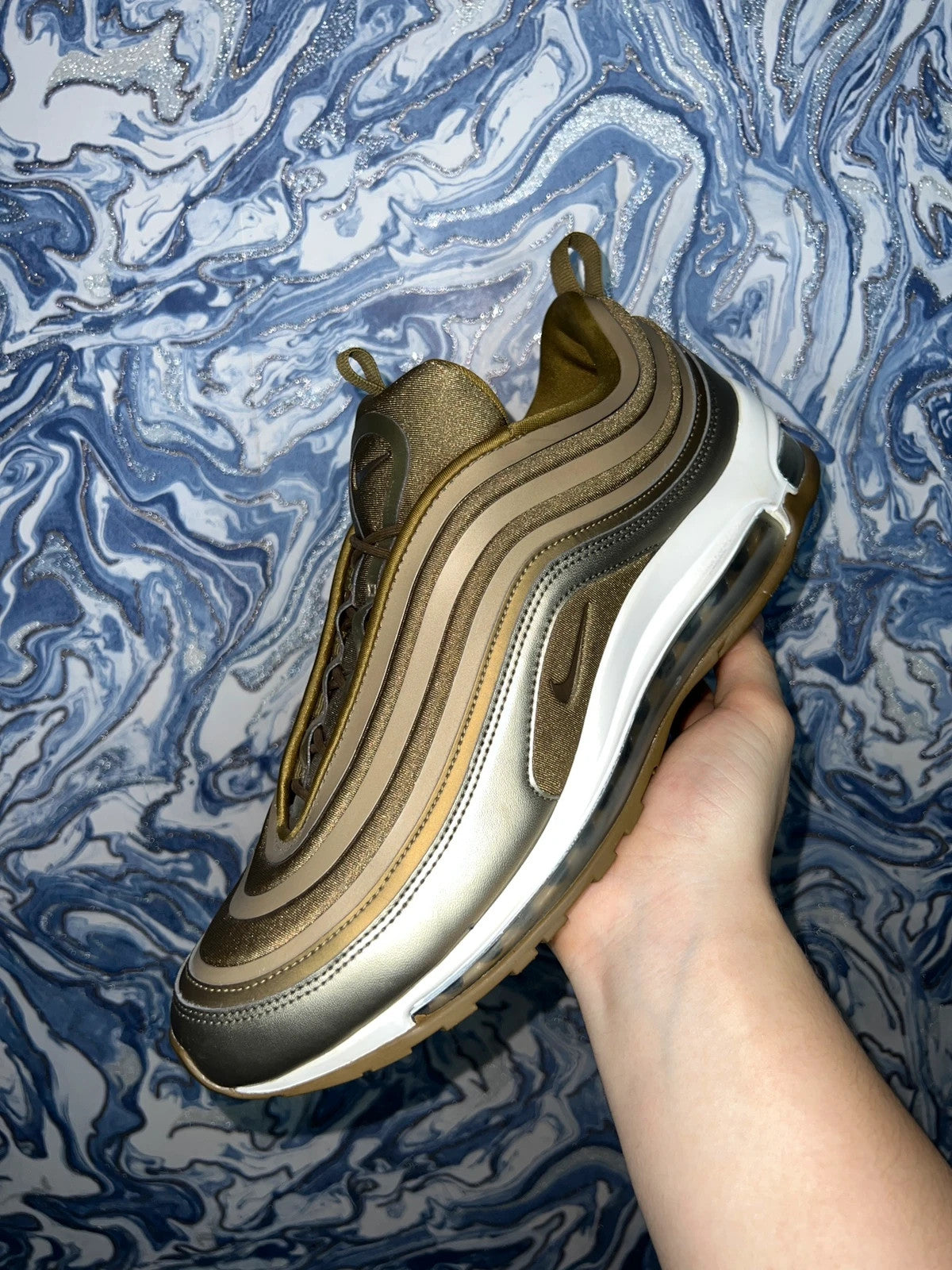 Nike Air Max 97 - Metallic Gold UK 8.5