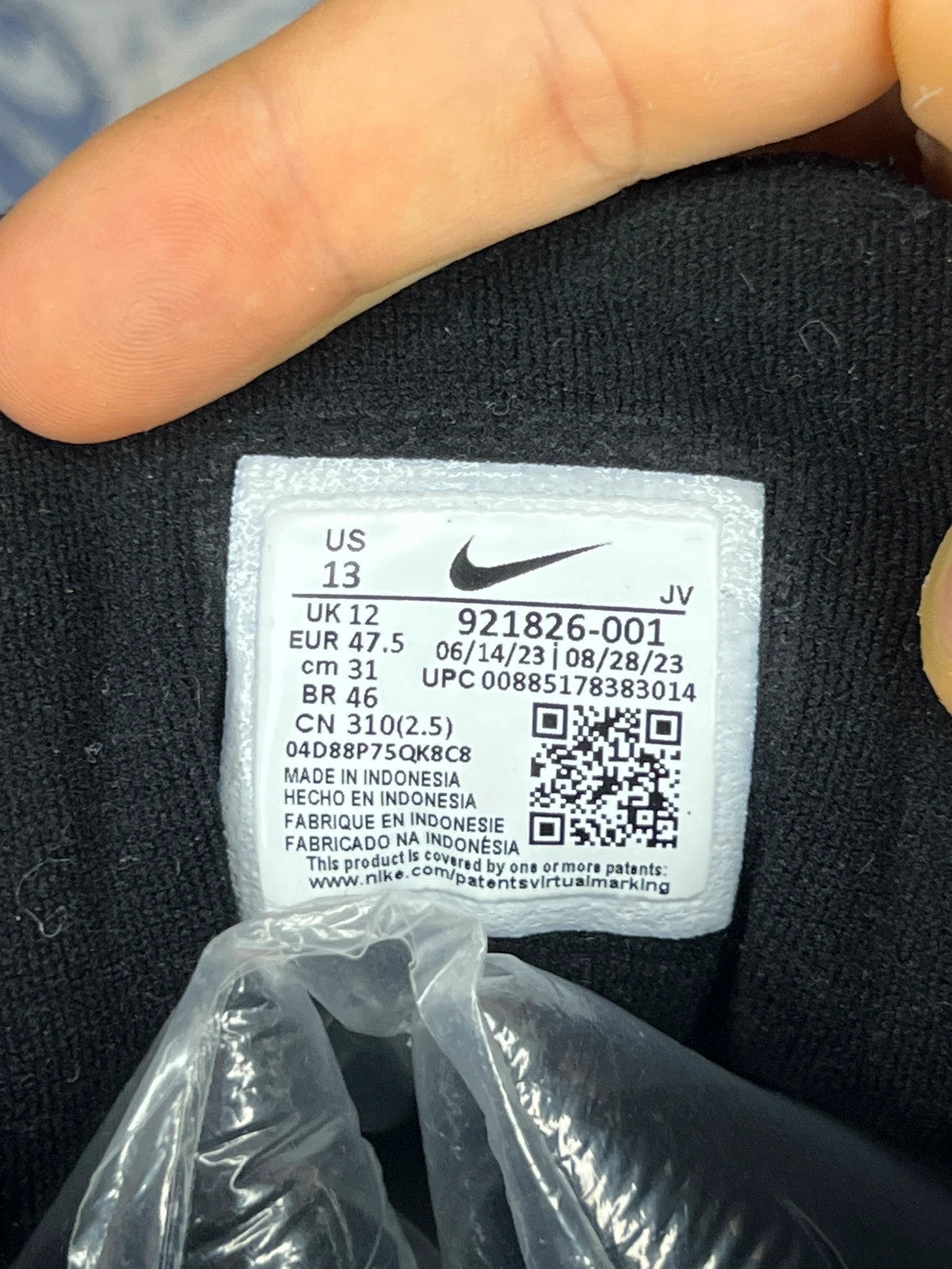 Nike Air Max 97 - Black & White UK 12